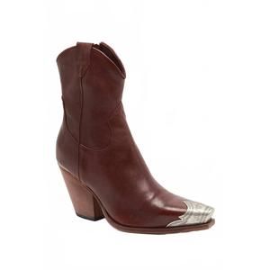 NEW FREE PEOPLE women's brayden western boots in cabernet leather